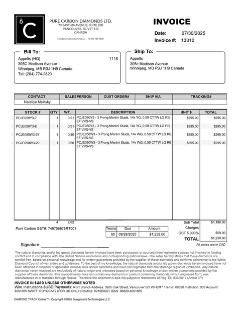 Appelts July Invoices '25