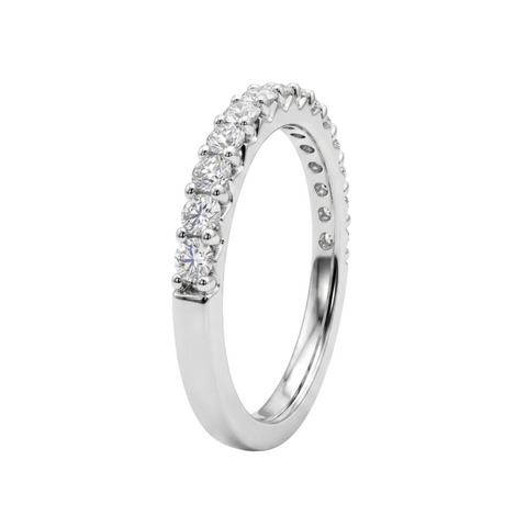 French Pave Anniversary Band