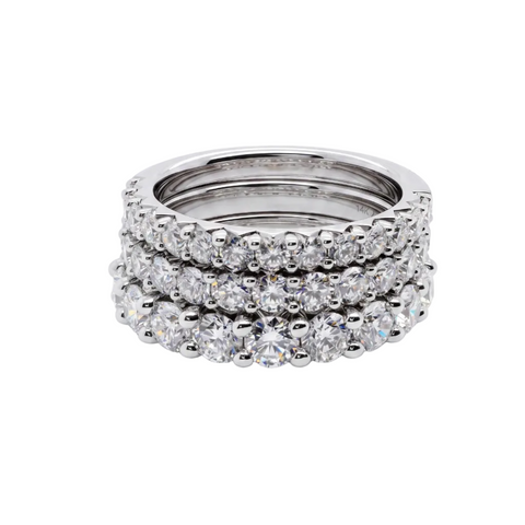 French Pave Anniversary Band