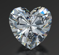 1.33 Carat Heart Lab Grown Diamond: PC11X602394910