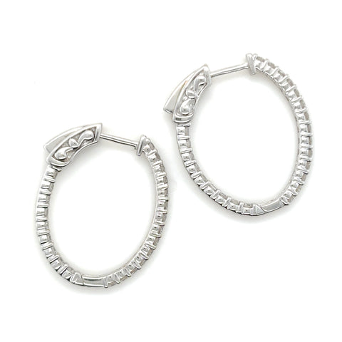 Oval Hoop Earrings