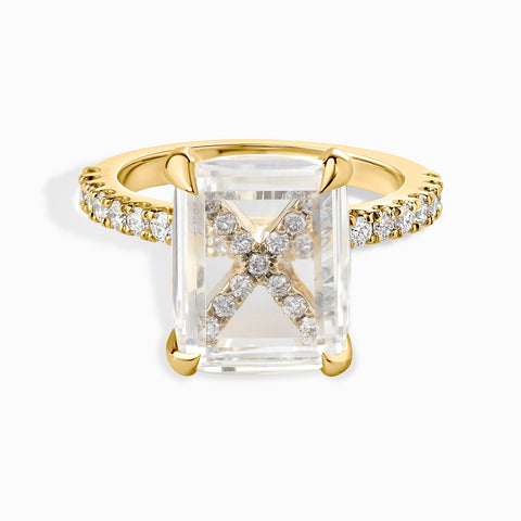 Frame Solitaire Ring - 6.21 cttw
