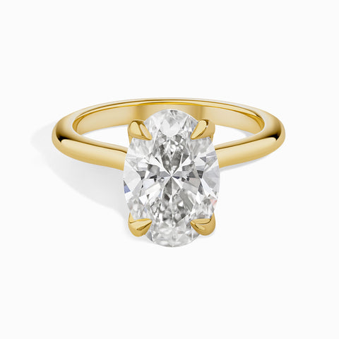Statement Cathedral Ring - Oval 3.45 ct