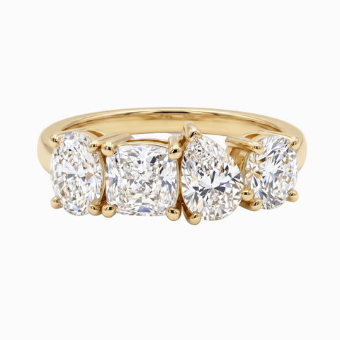 4 Stone Fashion Ring