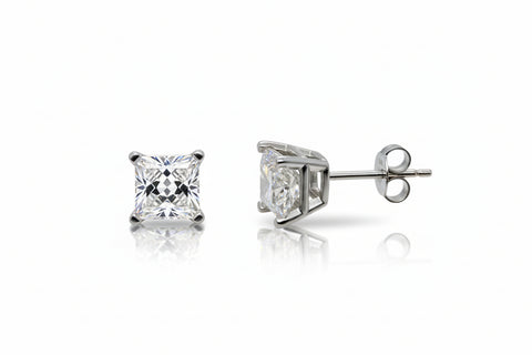 4 Prong Princess Studs