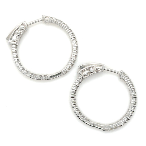 Round Hoop Earrings