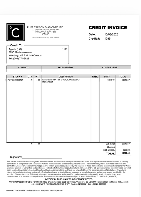 Appelts September 2025 Invoices