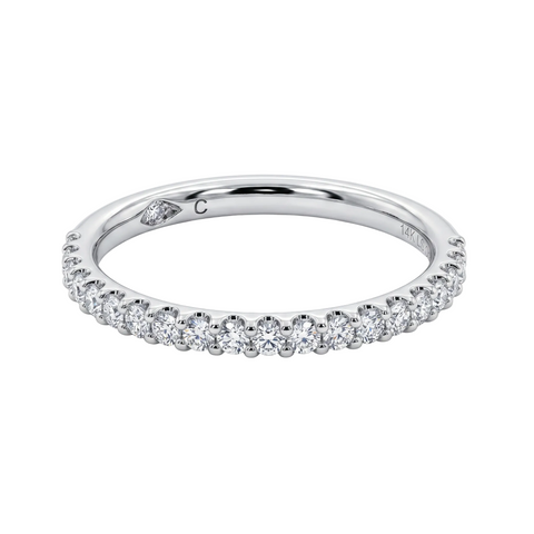 String of Diamonds Wedding Band .28ct