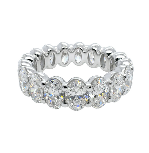 Oval Eternity Band 5.5 CT, 7.75 CT, and 10 CTTW