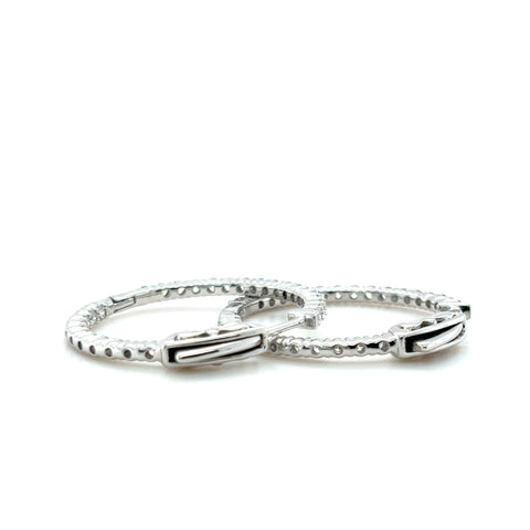 Round Hoop Earrings