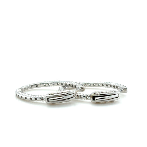 Oval Hoop Earrings