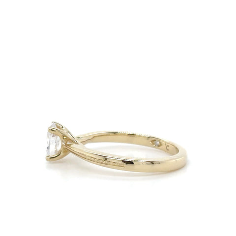 PCJSM0512EC075 Beaded Solitaire - 0.75ct