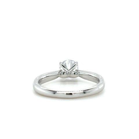 PCJSM0468EC075 Ski Tip Solitaire  - 0.75ct