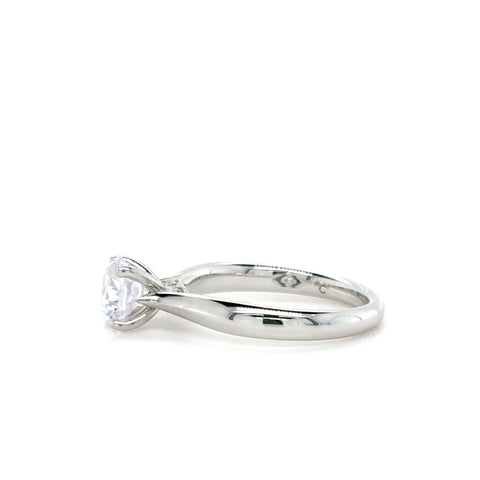PCJSM0468EC100 Ski Tip Solitaire - 1.00ct