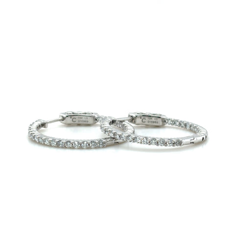 Round Hoop Earrings