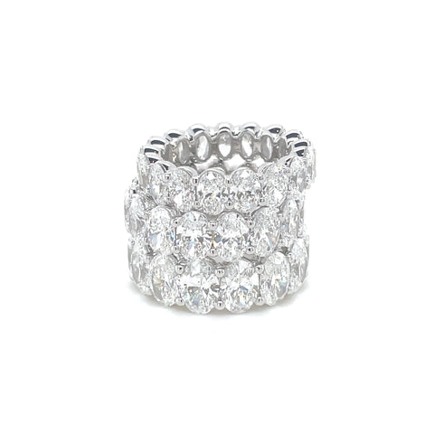 Oval Eternity Band 5.5 CT, 7.75 CT, and 10 CTTW