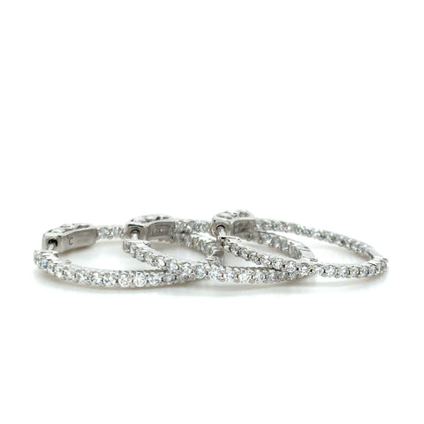 Round Hoop Earrings